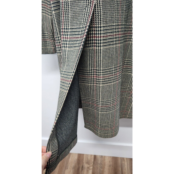 Hudsons Rockham Men's Classic Houndstooth Plaid Long Coat, Size42L, In Tan Multi - Picture 12 of 14